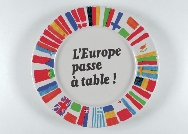 affiche du projet l'Europe passe à table